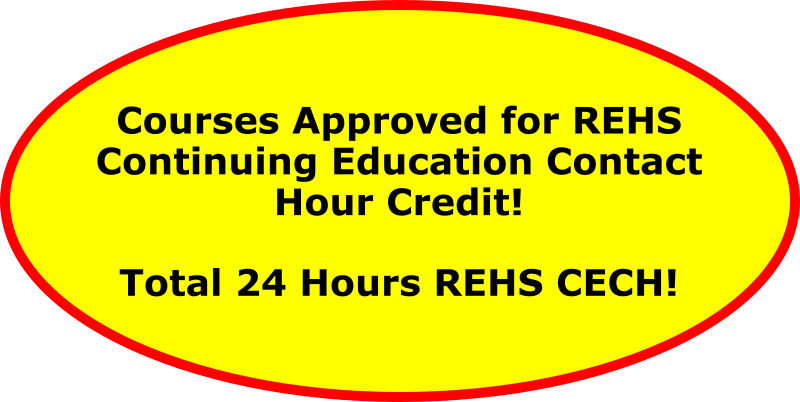 Courses Approved for 24 REHS CECH